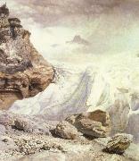 John Edward Brett The Glacier at Rossenlaui oil painting reproduction
